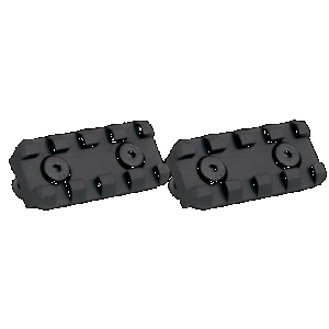 Samson KeyMod 2in Rail Kit 0 MOA Aluminum 6061-T6 Anodized