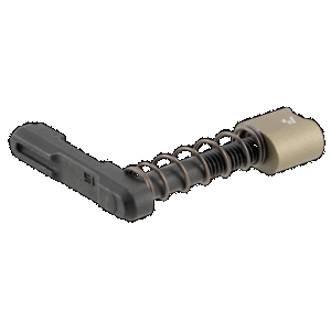 Strike Industries ARSMCFDE Magazine Catch made of Black Steel with Flat Dark Earth 6061-T6 Aluminum Release Button for AR-Platform