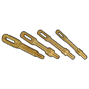 Tipton 554428 Slotted Tips Multi-Caliber Rifle/Pistol Firearm Multi-Size Thread Brass 4 Tips