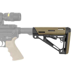 Hogue Overmolded Collapsible Buttstock Tan for Ar-15 M16 M4