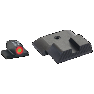 AmeriGlo Protector Sights for S&W M&P Green Tritium Front Orange Outline Rear