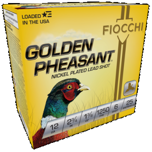 Fiocchi 12GP6 Golden Pheasant Extrema 12Gauge 2.75" 1 3/8oz 6Shot 25 Rounds