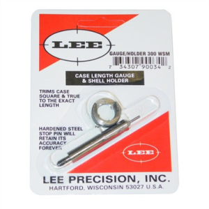 Lee Precision 90034 Case Length Gauge Silver 300 WSM Steel