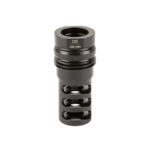 Rugged Suppressors MB024 3 Port Brake 338 Cal 5/8"-24 tpi Dual Taper Locking System