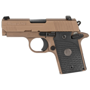 Sig Sauer P938 Micro-Compact 9mm Luger 3.50" 7+1 Flat Dark Earth PVD