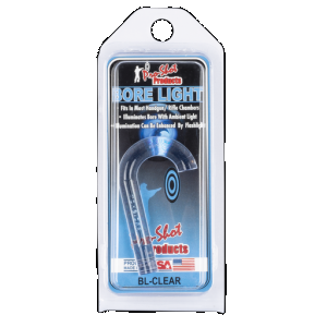 Pro-Shot BLCLEAR UV Bore Light .22 Cal & Up Handgun/Rifle Fiber Optic Illuminator Lightening Blue
