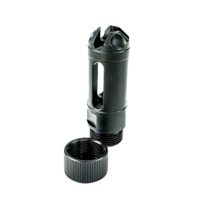 Faxon Firearms Muzzlok 9mm Ported Flash Hider 1/2-28 Steel Nitride