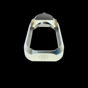 Cross Armory Flared Magwell Glock G17 Gen1-3 Silver Anodized Aluminum