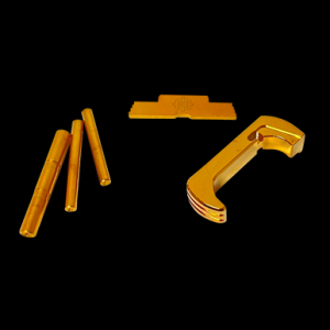 Cross Armory 3 Piece Kit Glock Gen5 17 19 26 34 Gold Anodized Aluminum
