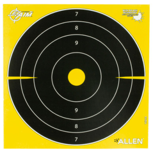EzAim Splash Bullseye Paper Target 8x8 25 pk.