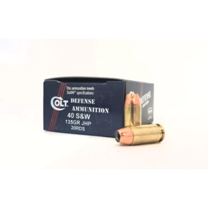 40 S&W Colt Defense 135gr JHP 20/bx
