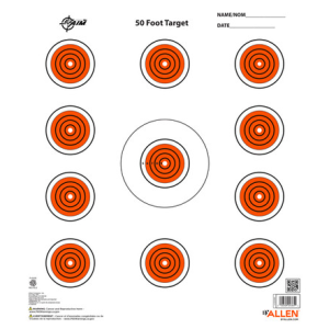 EzAim 11 Spot Indoor Paper Target 12x12 13 pk.