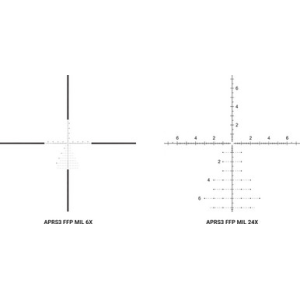 Athlon Optics Midas Tactical Rifle Scope 6-24x50 FFP Mil Aprs3 Parallax