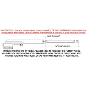 KNS Precision Adjustable Gas Piston System SLR 107UR for AK Platform