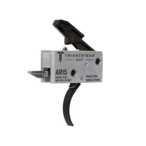 TriggerTech AH0SDB55NNC Duty Mil-Spec Single-Stage Curved 5.5 lbs Draw Weight Fits AR-15