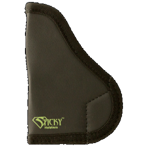 Sticky Holsters SM1NAA SM-1 IWB Size 1 Black/Green Latex Free Rubber Fits NAA Black Widow Fits 1.25-2.75" Barrel Ambidextrous