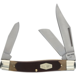 Old Timer Senior Folding Knife 3" Clip Point Blade 3 Blades