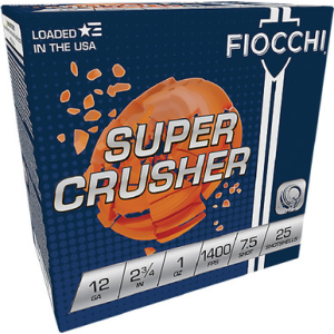 FIOCCHI CRUSHER 12GA 2.75" 1OZ