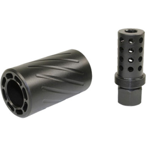 Guntec USA AR15 5.56 Muzzle Brake Aluminum Matte AR Compatible