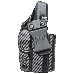 Rounded Gear SFAHELLCATPROCFRHVAR Kydex IWB Black Kydex Fits Springfield Hellcat Pro Belt Clip Right Hand