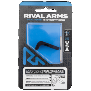 Rival Arms Magazine Release RA72G001A for Glock Gen3 Extended Aluminum