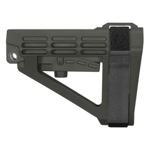 SB Tactical SBA4X03MSB Stealth Gray Adjustable AR-Platform Stock for mil-spec carbine