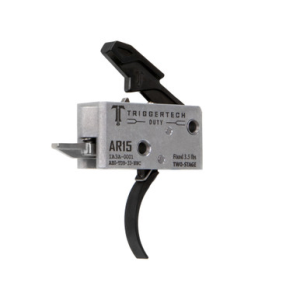 Trigger Tech AR15 Duty Two Stage Triggers Black Curved