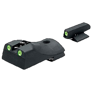 Kimber Green Tritium Black Outline Night Sight Set for Kimber 1911 Pistols