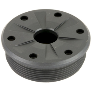 SilencerCo Bravo Front Cap for Omega 300 and Hybrid 46 Gray 17-4 Stainless