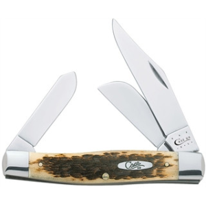 CASE STKMN 3BL 4.25" AMBER BONE