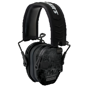 Walker's GWPRSEMYP Razor Slim Electronic Muff 23 dB,Over the Head, Typhoon Camo/Black Polymer