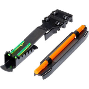 HIVIZ Magnetic Shotgun Front Rear Sight M Series Green Orange LitePipes Fits .218 to .328 Ribs