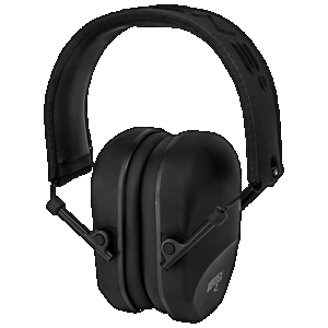 Radians VXP110BX Vertex Passive Earmuff 23 dB Over the Head Black