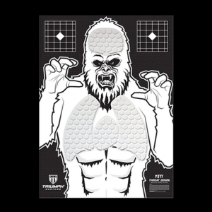 Triumph Systems 031513006 Threat Down Reactive Splatter Target Yeti Hanging Paper 30"H x 22"W