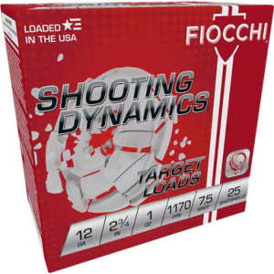 FIOCCHI 12GA 2.75" 1OZ #7.5 - 12SD1L75