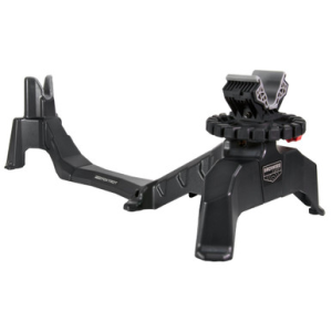 Birchwood Casey CSR Foxtrot Shooting Rest Black Non-Marring Material/Red Accents, Adjustable Elevation, Removeable Center Section for Pistols & Rifles