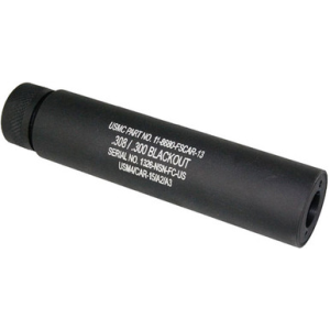 Guntec Usa Ar10 Slip Over Fake Suppressor Aluminum Matte Ar Compatible