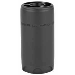 SureFire WARDEN5/8-24-BK Warden 5.56mm/7.62mm 5/8x24 Stainless Steel Black Cerakote