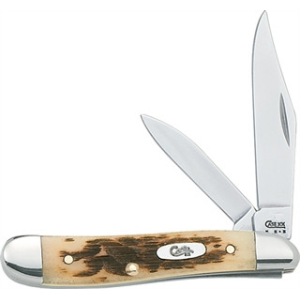 CASE P-NUT 2BL 27/8" AMBER BONE