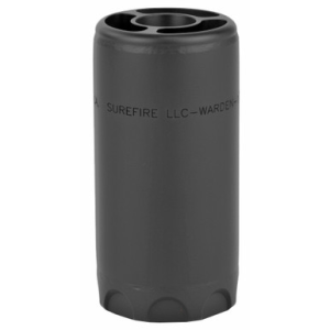 SureFire WARDEN1/2-28-BK Warden 5.56mm/7.62mm 1/2"x28 Stainless Steel Black Cerakote