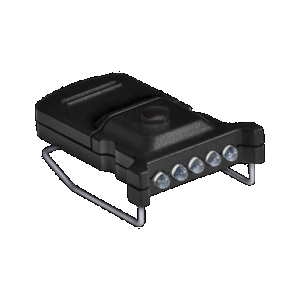 Cyclops Micro Hat Clip Light 10 Lumen Green Led Headlamp ClipOn with 15 Degree Tilt