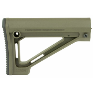 Magpul MAG480-ODG MOE Carbine Stock Fixed OD Green Synthetic for AR-15, M16, M4 with Mil-Spec Tube (Tube Not Included)