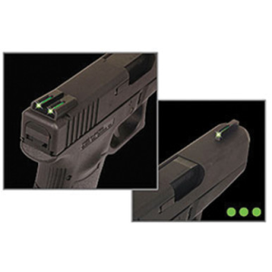 Truglo Tfo Glock 17/19 Low Profile Green Tritium Fiber Optic Sight