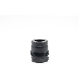 MINI MUZZLE BRAKE 0.675 3/4-20 THREAD SQUARE SHOULDER BLACK