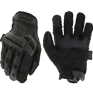 Mechanix Wear MPT-55-009 M-Pact Covert Black Synthetic Leather/Armortex Medium