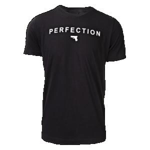 Glock AA75127 Perfection Pistol Black Cotton Short Sleeve XL