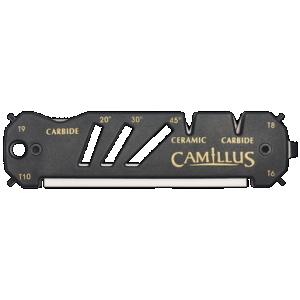 Camillus 19224 Glide Sharpener Carbide/Ceramic Sharpener Black