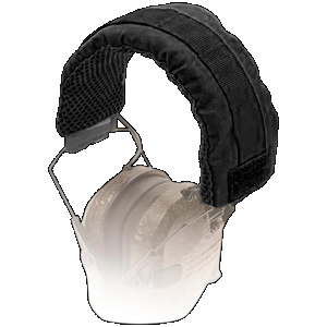 Walker's GWPHDBNDV Razor Headband Wrap Nylon Black with Molle Webbing