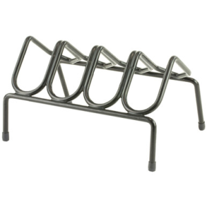 SnapSafe 75820 Pistol Rack Black PVC Coated Steel Holds 4 Handgun