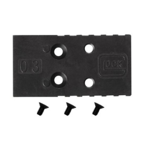 Glock MOS Adapter Plate 03 for G17 G19 G34 G45 G47 with C More Optics Screws